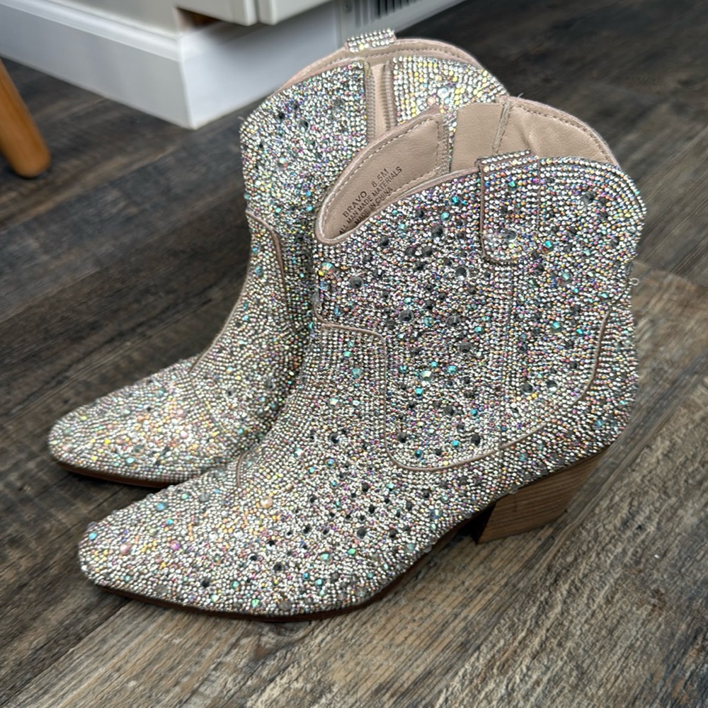 Rhinestone cowboy boots bachelorette party